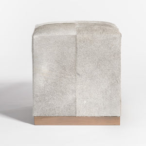 Felix Small Leather Ottoman