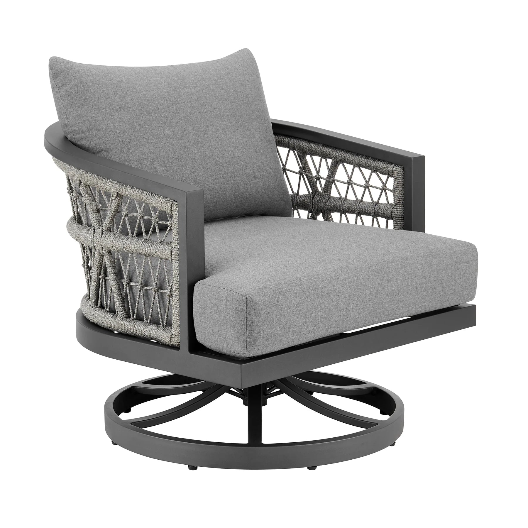 Zella Swivel Outdoor Armchair