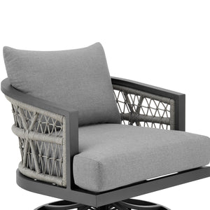 Zella Swivel Outdoor Armchair