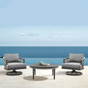 Zella Swivel Outdoor Armchair