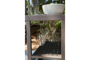 Terrace Serving Cart in Gray