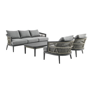 Zella 4 Piece Outdoor Conversation Set