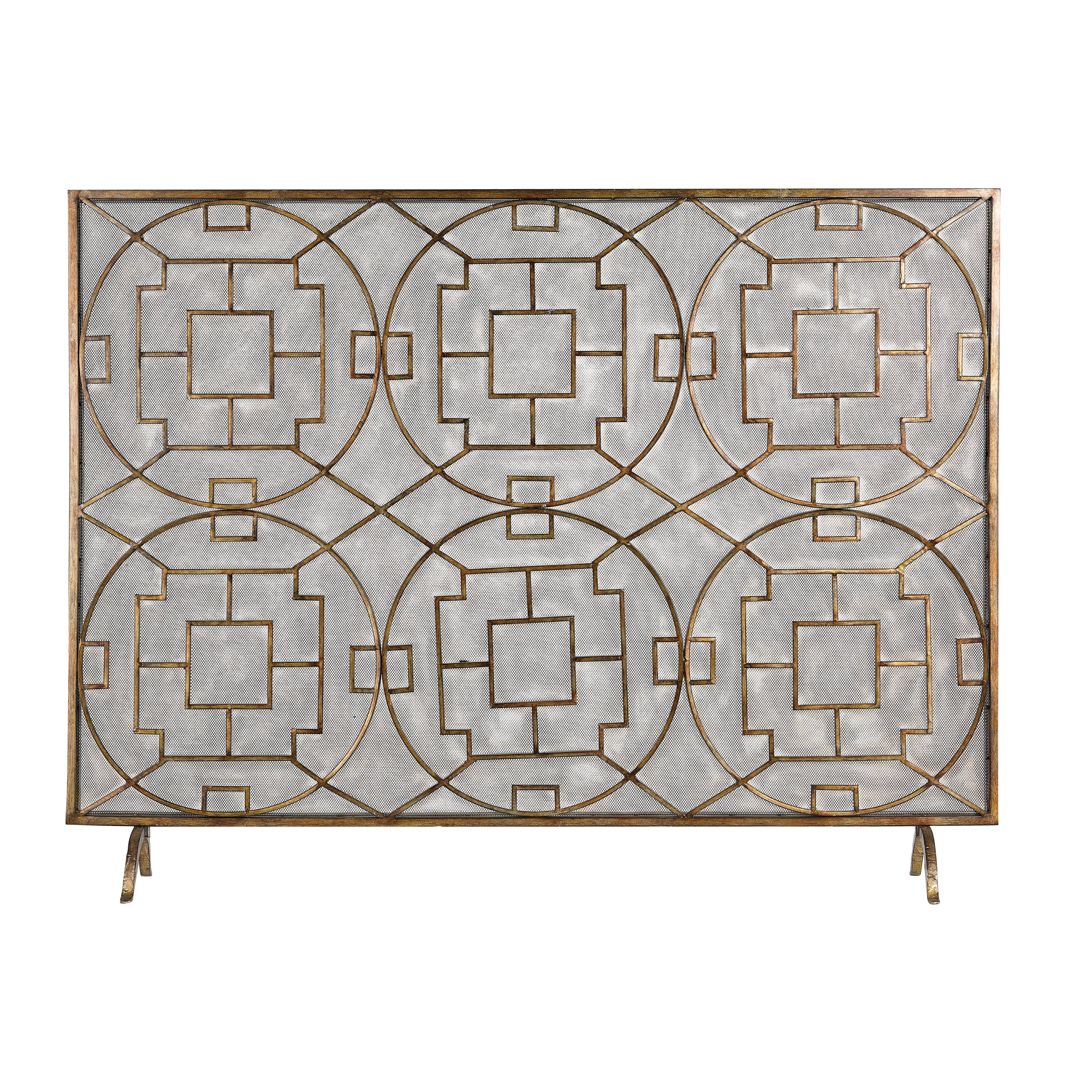 Geometric Firescreen