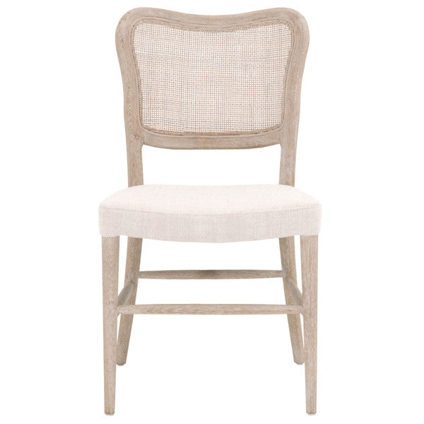 Cela Dining Chair - Bisque, Natural Gray Oak, Cane