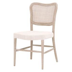 Cela Dining Chair - Bisque, Natural Gray Oak, Cane