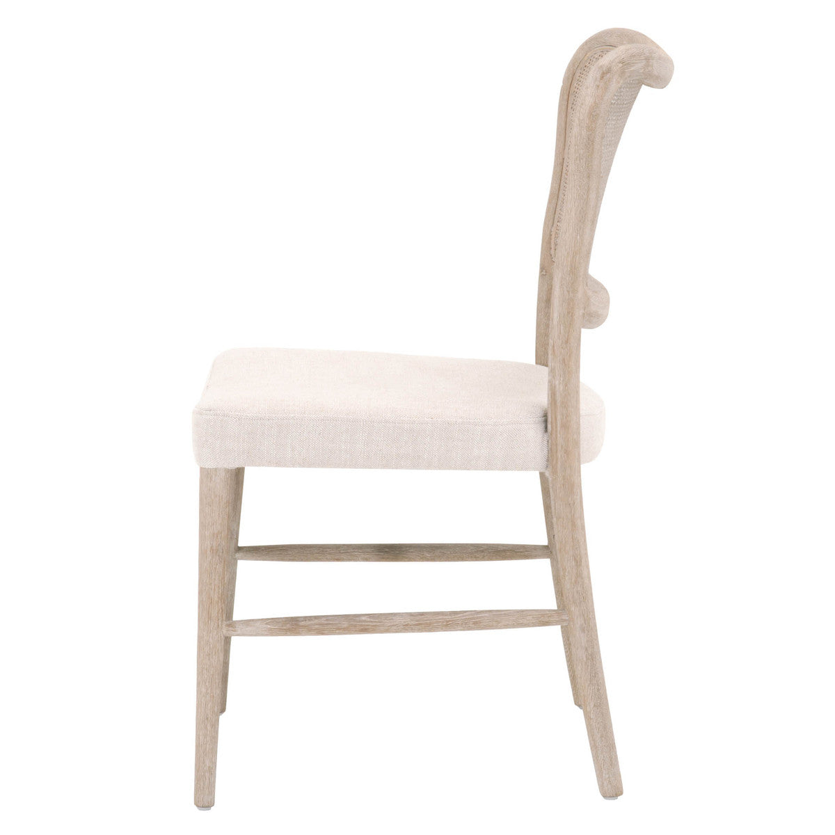 Cela Dining Chair - Bisque, Natural Gray Oak, Cane