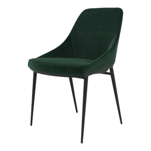 Sedona Dining Chair Green Velvet -M2