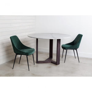 Sedona Dining Chair Green Velvet -M2