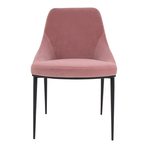 Sedona Dining Chair Pink Velvet -M2