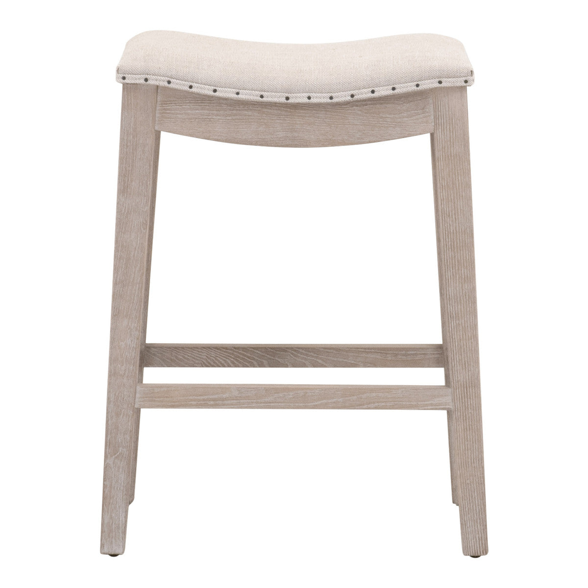 Harper Counter Stool - Performance Bisque French Linen, Natural Gray Ash