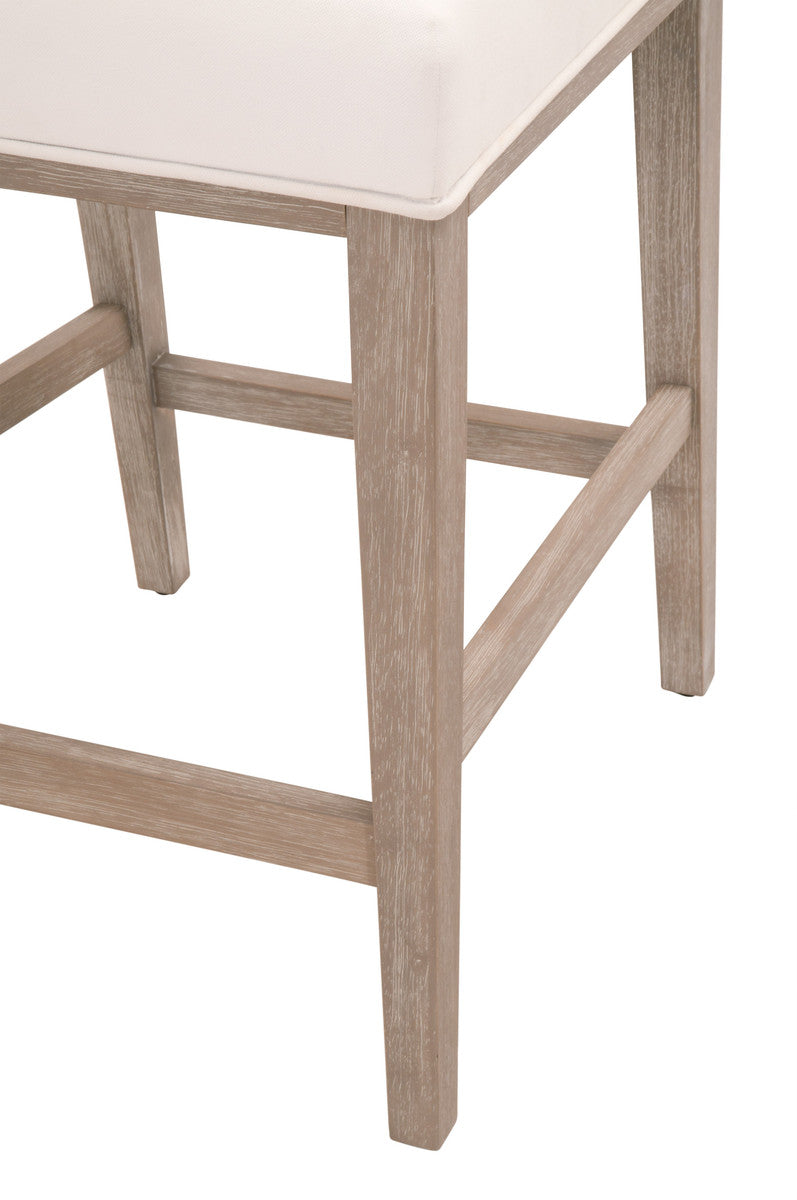 Martin Counter Stool in LiveSmart Peyton-Pearl, Natural Gray