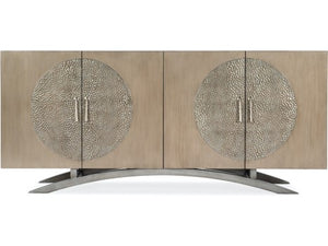 Hooker Furniture Melange Nolita 4 Door Champagne Entertainment Console