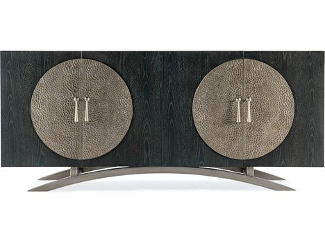 Hooker Furniture Melange Nolita 4 Door Black Entertainment Console