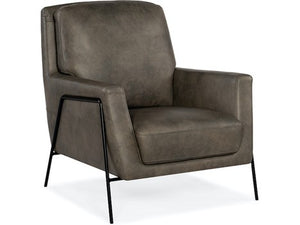 Hooker Furniture Amette Metal Frame Leather Chair