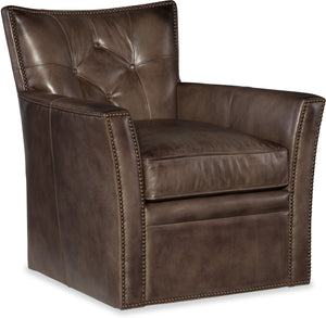 Hooker Furniture Living Room Conner Swivel Club Chair