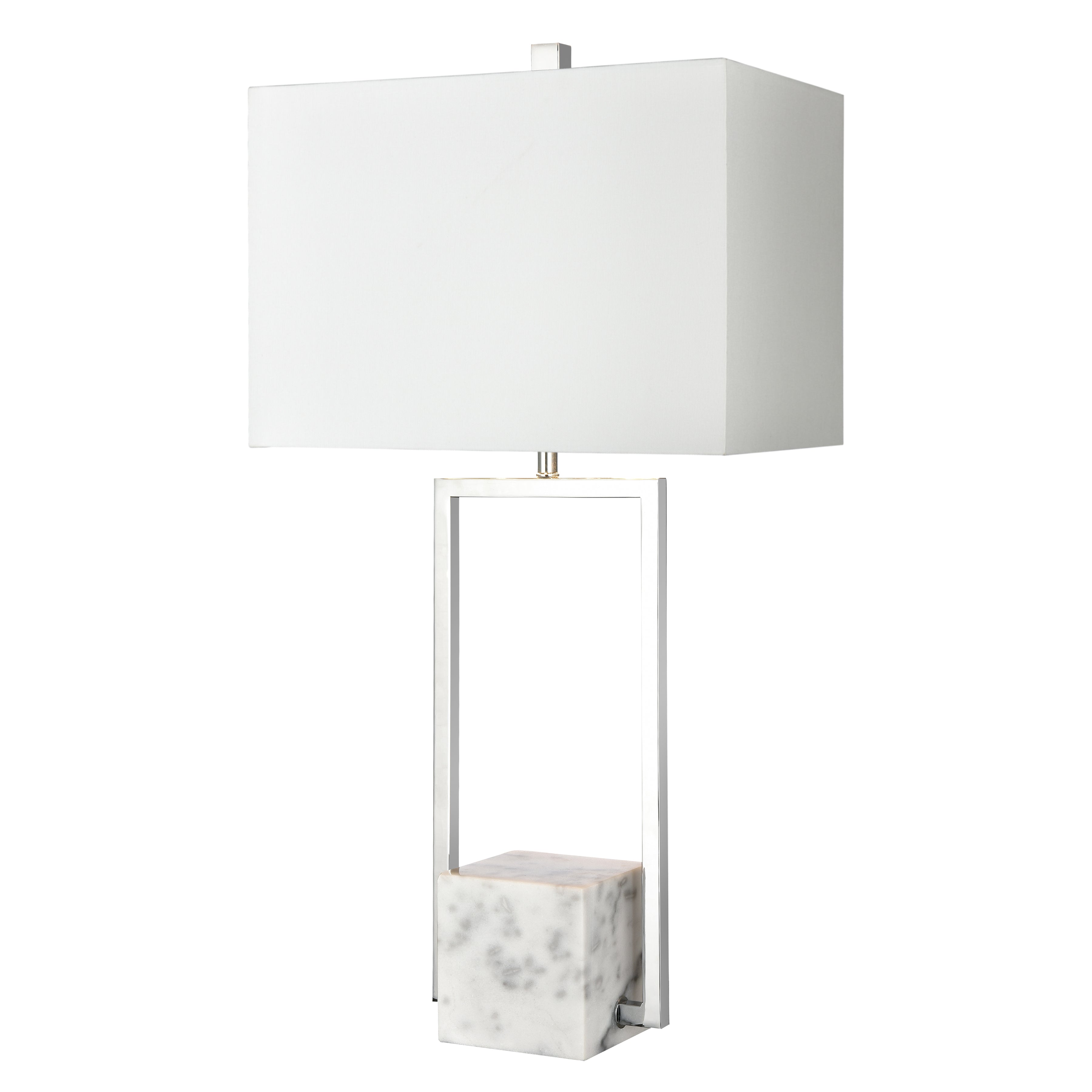 Dunstan Mews 31'' High 1-Light Table Lamp - Chrome