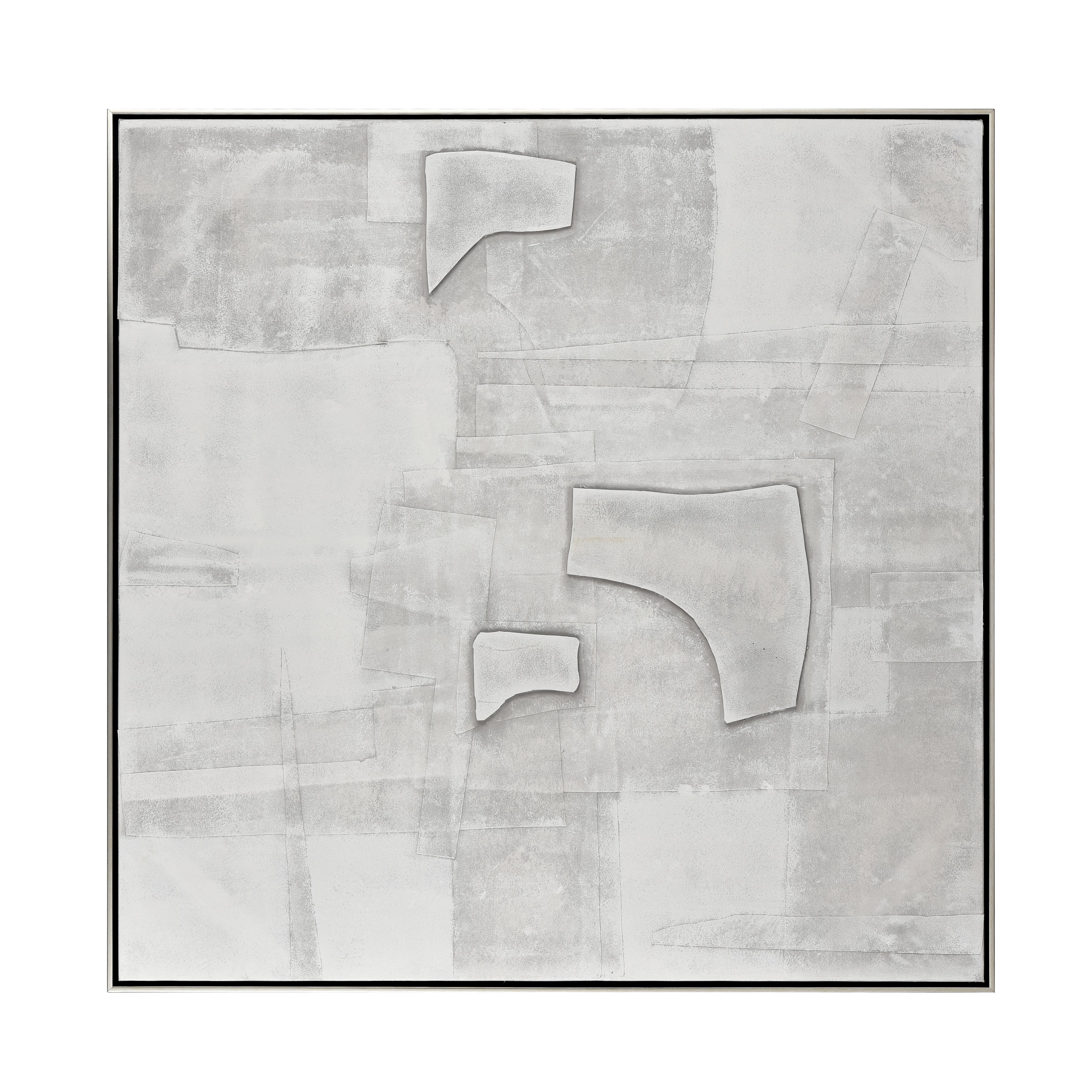 Whiten I Abstract Framed Wall Art