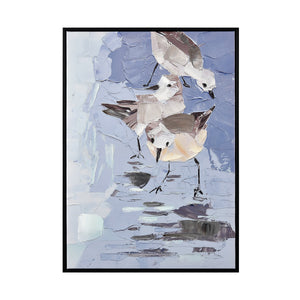 Seagull Abstract Framed Wall Art