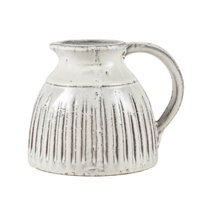 Muriel Pitcher - Small Aged White Glazed