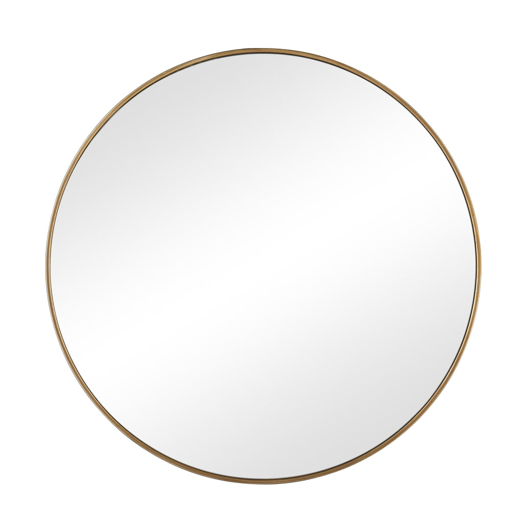 Delk Mirror Large Brass